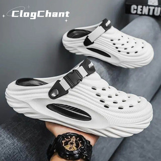 ClogChant Sandals For Men EVA Beach Slippers Thick-Soled Anti Slip Breathable Clog Soft Slide