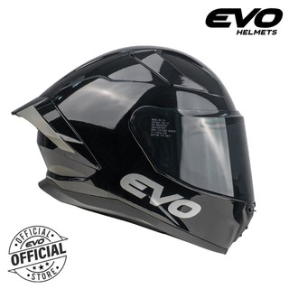 EVO M2 Plain Full Face Dual Visor Helmet Motorcycle With Free Clear Lens