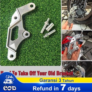 big disc brake 260mm for click i 125 150 beat scoopy carb fi genio Kdr racing cnc bracket