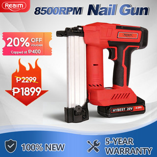 REAIM Electric Nail Gunner Heavy Duty Cordless Original F30