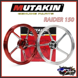 MUTAKIN 511 CNC Mags For RAIDER 150 CARB/ FI  1.6X1.85X17 Front 4 holes Disc Rear Disc 4 holes