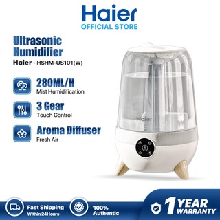 Haier US101 Ultrasonic Air Humidifier Aromatherapy Diffuser Smart Sterillizing Bedroom 3.5L Capacity