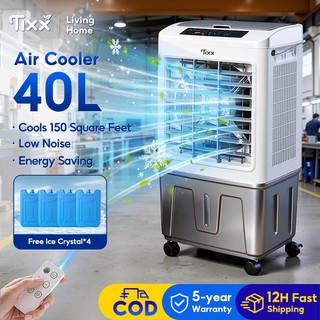 Tixx Inverter Air Cooler Fan Mobile Portable Aircon 40L/50L Remote Control With Wheels for Home