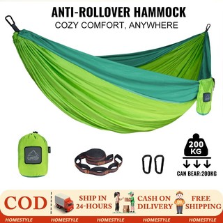 Original Portable Outdoor hammock duyan for Double adult baby big size makapal camping equipment Set