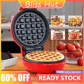 350W Mini Electric Waffle Maker Non-Stick Pan Circular Bakeware Pancake Cookies Breakfast Machine
