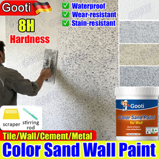 GOOTl Color Sand Paint forWall Mara Marble Imitates Stone Paint  ArtPaint Waterproof for Cement Tile