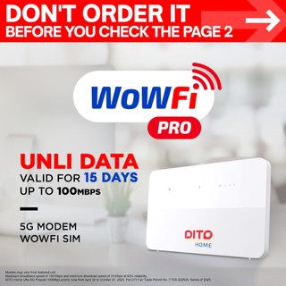 DITO Home WiFi Pro w/ 15 Days UNLI 5G Data - DON'T ORDER IT before you check the page 2