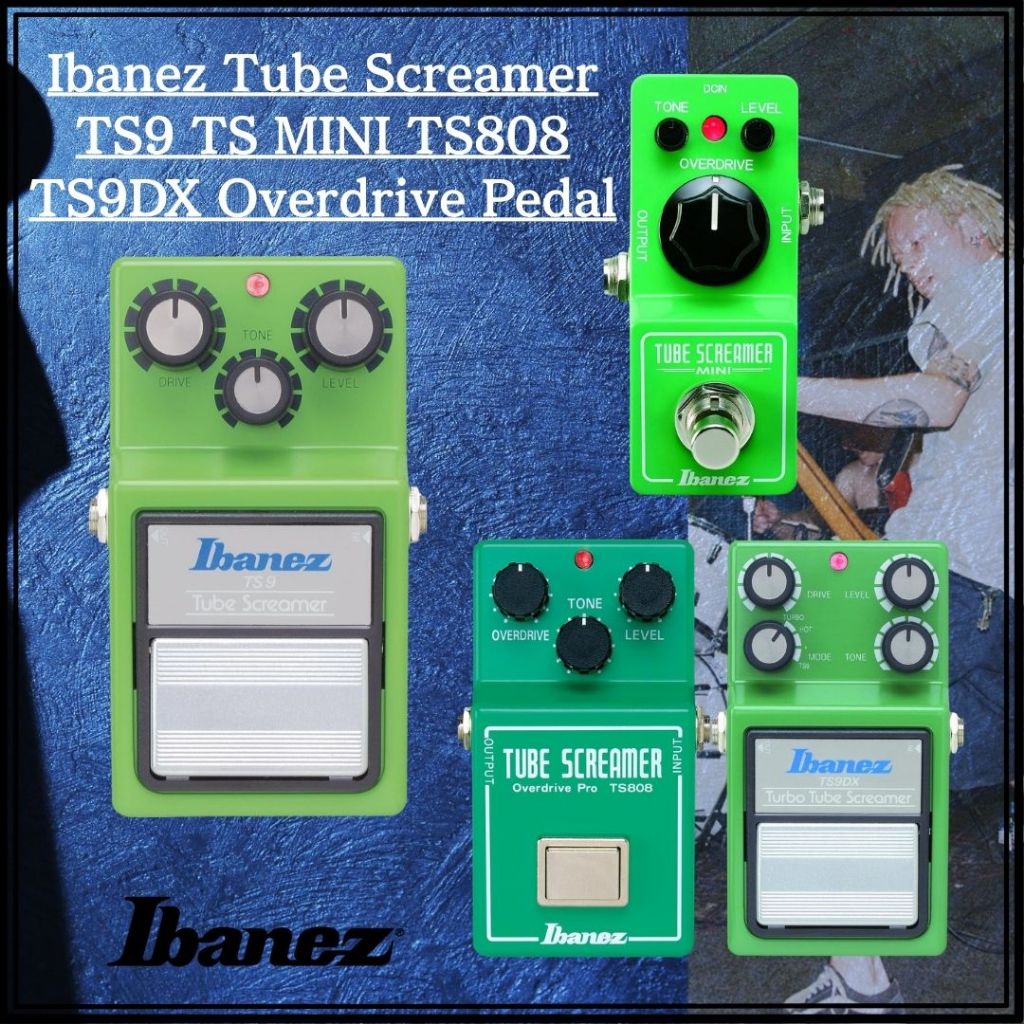 Ibanez Tube Screamer TS9 TS MINI TS808 TS9DX Overdrive Pedal for Electric Guitar