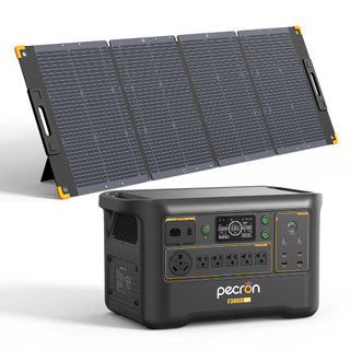 Pecron F3000LFP Power Station 3072Wh 3600W Lifepo4 Battery with UPS 1600W PV MAX Solar Generator Kit