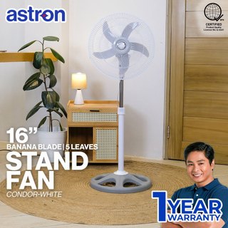 Astron CONDOR 16" Electric Stand Fan - Grey | Minimalist | Stylish | Powerful