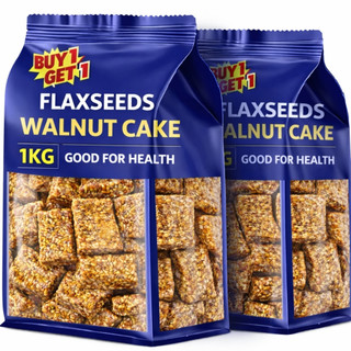 Flaxseed & Walnut Healthy Cake Low Calorie | Weight Loss Snack | Sugar Free High Fiber |