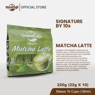 GrandCafe Matcha Latte Single Pack 22g x 10 sachet