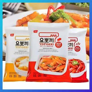 Yopokki Rice Cake topokki, CHEESE,SWEET & SPICY,HOT & SPICY, RAPOKKI 120g/260g