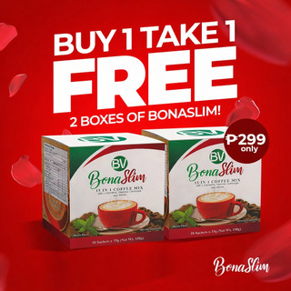 (BUY 1 TAKE 1) BONASLIM 15-in-1 Coffee (Mocha Flavor) – 2 Boxes