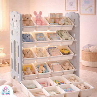 FNL TOYS 4 layer Toys storage rack for kids toy shelves toy organizer toys educational