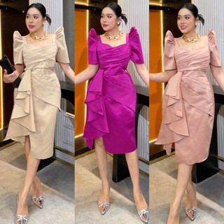 Vietnam Ysabelle Modern Filipiniana Dress Elegant Dress for Graduation, 0ath Taking Formal Ocassions