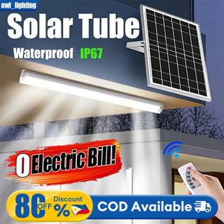 Solar Tube Light Outdoor IP67 Waterproof 80000W Solar Light Indoor Ceiling Light With Remote Control