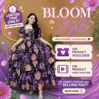 Fast selling Elegant Maxi dress Flowy Slimming & Perfect for Church/Event Premium fabric used (S-XL)