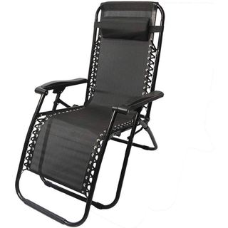 Foldable Zero Gravity Reclining Chair/Folding Chair With Adjustable Headrest Random kulay
