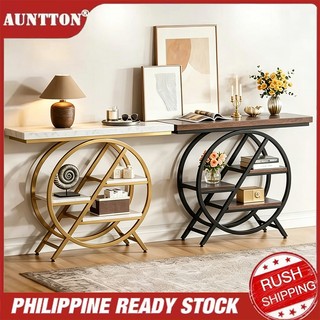 ❗️COD❗️Nordic style Entryway Table Openwork Sofa Side Table Hallway Art Display Rack Suitable