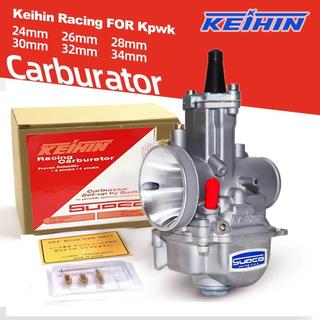 Keihin Racing Carburetor carb flat slide PWK 24/26/28/30/32/34MM off-road vehicle ATV high speed dis