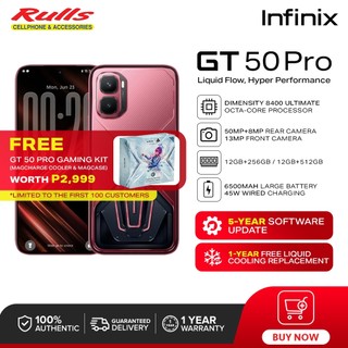 Infinix GT 50 Pro (12+512GB / 12+256GB) Smartphone | MTK Dimensity 8400 Ultimate | 50MP Main Camera
