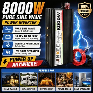 [COD] Pure Sine Wave Inverter 8000W Inverter 12v to 220v heavy duty Home Inverter Power Inverter 001