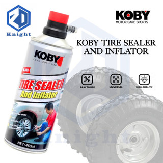 Knight  Motorcyle Car Original Koby Tyre Tire Sealer And Inflator 450ml Universal Accessories