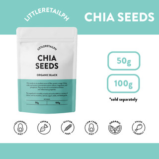 Chia Seeds 50g and 100g Kilo for Keto and Low Carb Diet