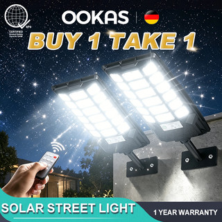 OOKAS Buy1 Take1 HB Solar Street Light LED Solar Light Outdoor Waterproof Sensor Solar Lights