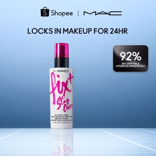 MAC Fix+ Stay Over Setting Spray alcohol free hydrating setting spray sets makeup for 16 HR