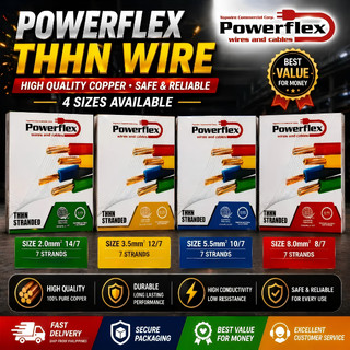 PER BOX THHN WIRE Stranded Wire All Size – High Quality, Safe & Reliable Electrical Cable