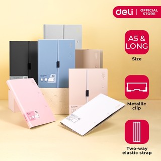 Deli A5 Foldable Student Folder Portable Clipboard NS177