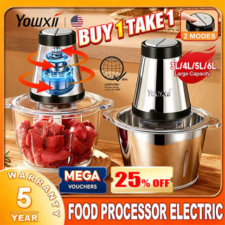 Yowxii Meat Grinder Food Processor Electric Heavy Duty Blender Mulit Food Chopper For Baby And Veg