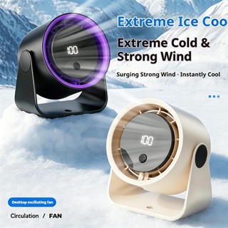 Portable Mini Desk Fan USB Rechargeable Desktop Fan Strong Wind Quiet Cooling Fan 3 Speed Home Offic