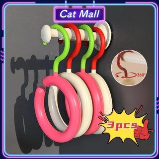 Round Scarf Tie Hanger Circular Ring Clothes Hanger Hat Rack Display Rack Space Saving Hook