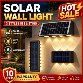 Yowxii 4-16LED Solar Wall Light Outdoor Waterproof Garden Decoration Wall Lamp For Street Balcony