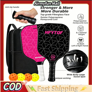 Lightweight Pickleball Paddle Set With 2 Rackets  2/4 Balls USAPA Standards Non-Slip Grip