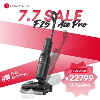 【New】Roborock F25 Ace Pro Wet and Dry Cordless Stick Vacuum Cleaner, Foam Cleaning 25,000Pa Suction