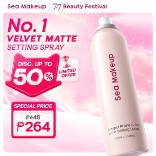 [PRE ORDER- HAJIE ALEJANDRO APPROVED] Sea Makeup Stayput Prime & Set Acne Setting Spray Long Lasting