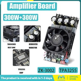 ZK-3002 Amplifier Board 300W Dual Channel,600W Mono TPA3255 Chip Pure Rear Stage Power Amplifier