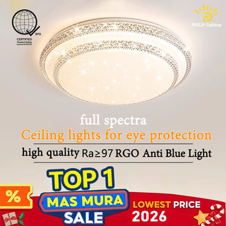 Ceiling Light Tri Color LED Chandelier Bedroom Light For Living Room center light Pumpkin Haibo
