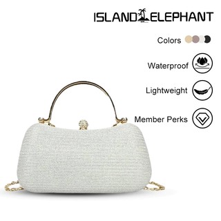 ISLAND ELEPHANT Evening Clutch Purse for Women Formal Handbags Fashion Shoulder Bag