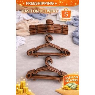 36 Pieces Unbreakable Plastic Hangers for Adults