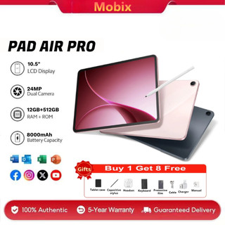 Pad Air Pro 12GB RAM + 512GB ROM | Android 4G LTE Tablet with 8000mAh Long-Lasting Battery