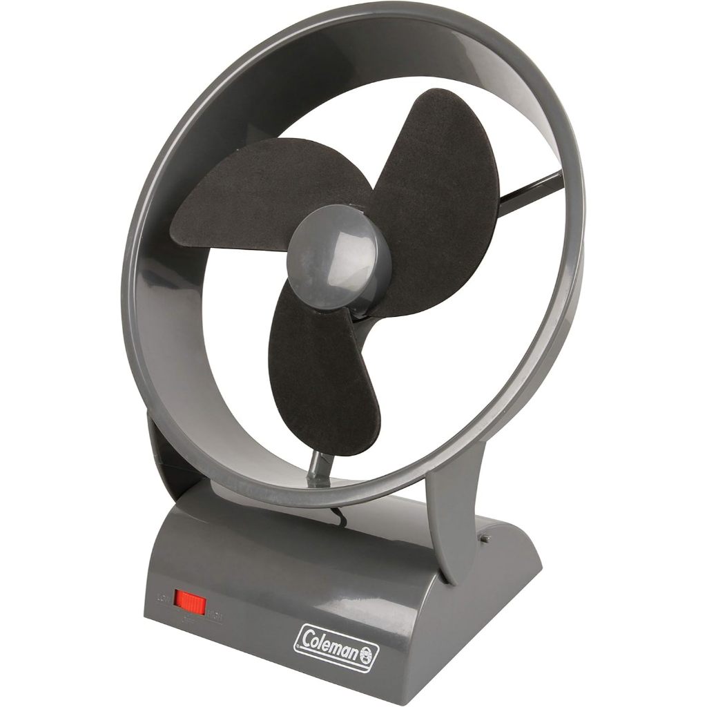Coleman Freestanding Tent Fan Battery Powered Portable Camping Fan Stand Type 2000016492