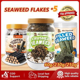 【Buy 1 Take 1】Mr.Squirrel Sesame Seeds Seaweed Flakes Ready to Eat Meal Seaweeds