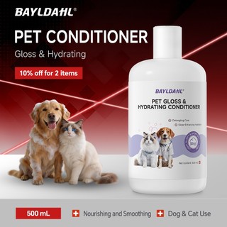 BAYLDAHL Pet Conditioner 500ml For Dogs Cats Moisturizing Detangling Soft Coat Care