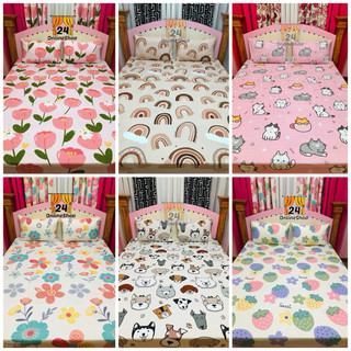 3in1 Bed Sheet with two Pillow Case - Canadian Cotton with High Quality