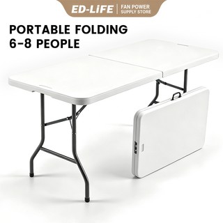 182CM Heavy Duty Folding Table 4ft/6ft Portable Table For room working/Dinning/Study/Church/School